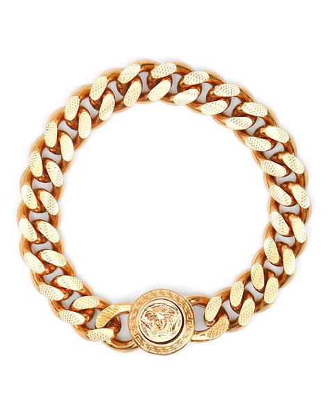 versace gold armband herren|versace crystal medusa greca.